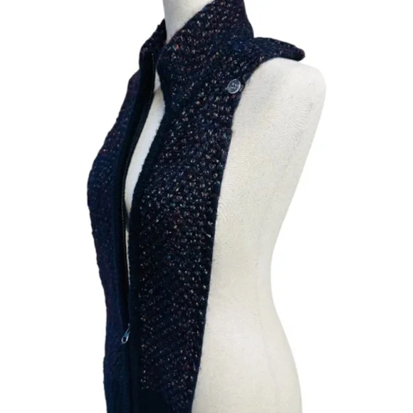 Veronica Beard Dickey Insert Navy Blue & Multi-Color Metallic | One Size - Picture 5 of 10